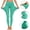 Mint Green, variant on SwiftWear Women's High Waisted Yoga Pants with Pockets Tummy Control & Butt Lifting Workout Leggings Quick Dry Active Sports Pants Plus Size