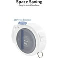 thumbnail image 4 of Retractable Clothesline Indoor Outdoor Clothesline - Clothes Line Retracting Indoor Outdoor Laundry Line - Wall Mounted Heavy Duty Non Sag RV Clothing Clothes Drying Rack, 4 of 12