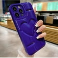 thumbnail image 4 of Compatible with iPhone 14 Pro Max Cute Love Heart Case Camera Protective Soft TPU Shockproof Phone Case for iPhone 14 Pro Max 6.7 Inch for Women Girls Dark Blue, 4 of 12
