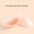 thumbnail image 3 of 2X Women Invisible Shoulder Pads Soft Sticky Padded Self-Adhesive Traceless Breathable Decorative Sewing Accessories Light Skin Color, 3 of 9