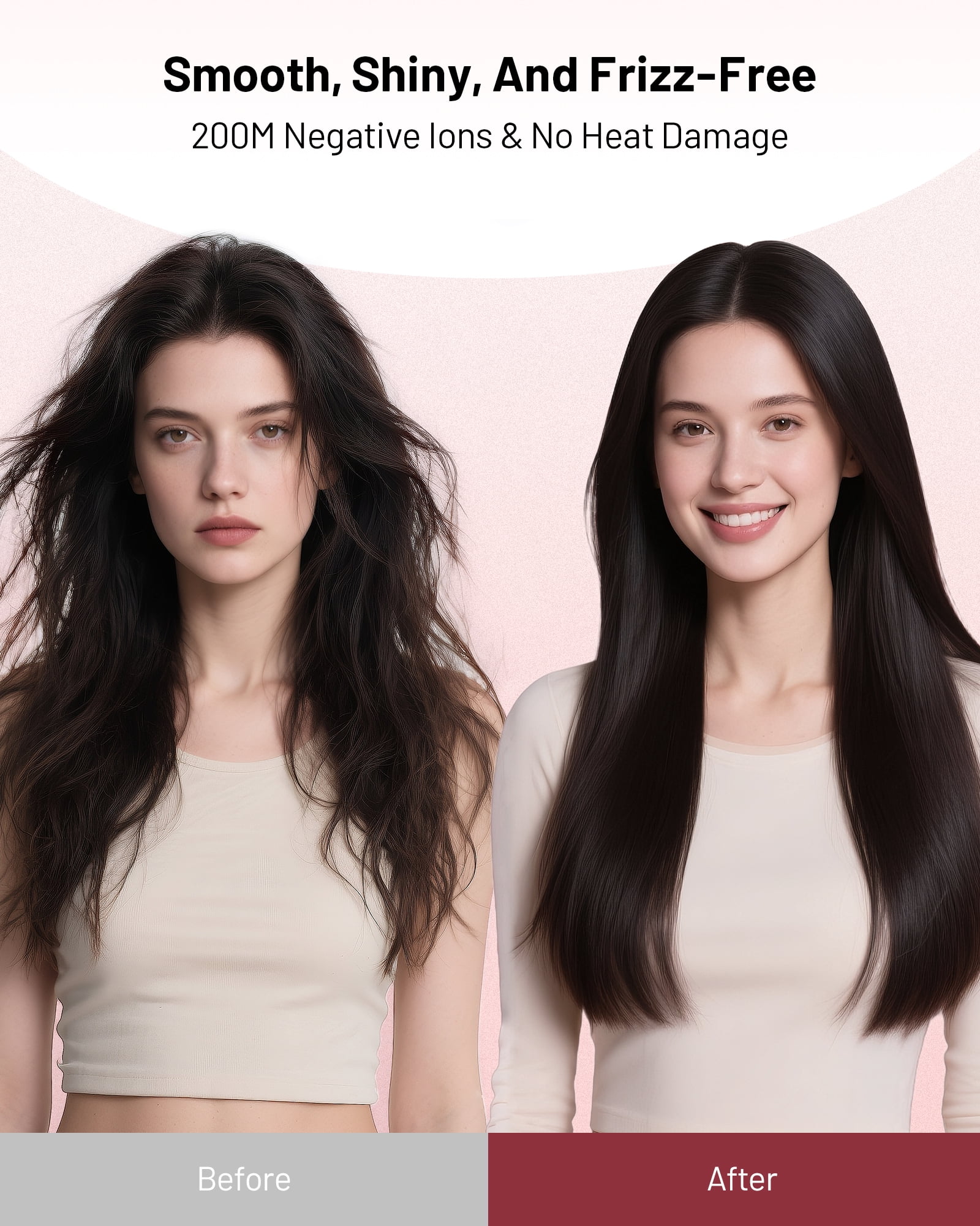 Ionic Hair Dryer with Diffuser, Dual Voltage