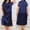 Navy, variant on Sakmal Pajama Dress for Women Lace Plus Size Loungewear Pink Short Sleeve Nightgowns for Women