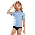 thumbnail image 4 of Swim Rash Guard Boys UV Sun Protection Swim Shirts Lightweight Girls Summer Shirts 9-10 Years, 4 of 5