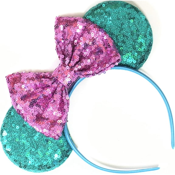 Teal Minnie Ears, Teal Ears, Teal Minnie Ears, Teal Mickey Ears, Purple Mickey Ears
