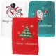 thumbnail image 5 of Comfortable Hand Towel Xmas Towel Set Bathroom Use Red Breathable Foldable 3Pack, 5 of 5