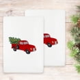 thumbnail image 2 of Authentic Hotel and Spa  Christmas Truck 2 PC Hand Towel Set White, 2 of 4