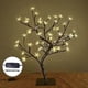 thumbnail image 2 of Cherry blossom bonsai tree, 48 LED lights, metal base, warm white., 2 of 5