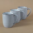 thumbnail image 7 of Famiware Tempus 4-Piece Stoneware Coffee Mug Sets, 14 oz Mugs for Kitchen,Pearl Blue, 7 of 7