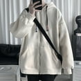 thumbnail image 1 of LOVZFMLL Cardigan for Women Men's Spring And Hooded Macaron Pocket Zipper Cardigan Sweater Coat, 1 of 7