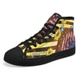 thumbnail image 6 of American flag Faith Hope Love High Top Canvas Shoes Sneakers Black Size 4.5, 6 of 7