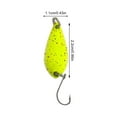 thumbnail image 3 of Metal Fishing Spoons Hard Spinner Baits Rotating Sequins Lures with Hook Tackle, 3 of 6