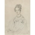 thumbnail image 3 of Jean Auguste Dominique Ingres 19x24 Black Modern Framed Museum Art Print Titled - Mrs. Edward Dodwell (C. 1816-1817), 3 of 5