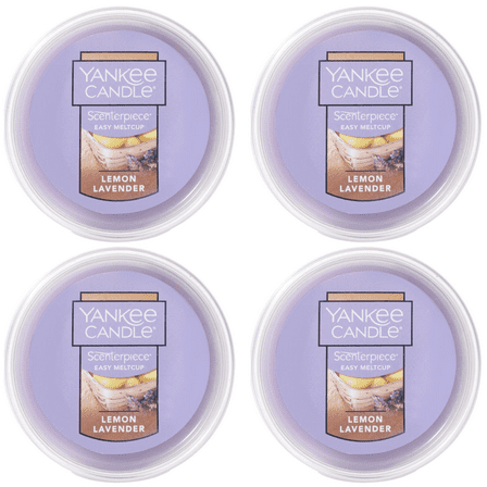 Yankee Candle Lemon Lavender Scenterpiece Easy MeltCup (Pack of 4)