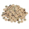 thumbnail image 2 of Mixed Wooden Buttons 100pcs, Synthetic Wood, Sewing Craft, DIY Gift, Skin Friendly, 2 of 8