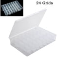 thumbnail image 5 of 24 Grids Compartment Plastic Storage Box Screw Holder Case Organizer Container Smile Home, 5 of 7
