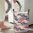 thumbnail image 3 of ZICANCN Rough Seas Waves Laundry Basket Organizer, Dirty Clothes Hamper for Bathroom Kids Girls Boys Laundry Hamper Small, 3 of 7