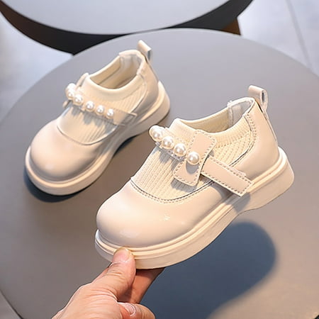 

Girls Toddler Little Kid Big Kid Dress Flat Ballerina Shoe Leather Shoes Comfort Dress Shoes Single Shoes
