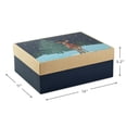 thumbnail image 3 of Hallmark Large Christmas Gift Box with Lid (Reindeer in the Snow), 3 of 3
