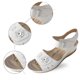 thumbnail image 5 of MKLEKYY Sandalias para Mujer Sandalias de Tacón Bajo de Cuero de Moda de Verano para Mujer Zapatos Cómodos Con Temperamento, 5 of 5