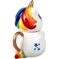 thumbnail image 5 of Seven20 Rainbow Unicorn Coffee Mug with Lid - Great for Coffee, Tea, Hot Chocolate & More! - For Kids, Teens, Adults, Men, Women, Pride - Ceramic, 5 of 7