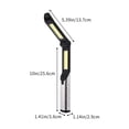 thumbnail image 3 of Mefallenssiah Foldable Led Lighting Work Lights Strong Light Flashlight Usb Rechargeable with Strong Magnet Outdoor Camping Lights Emergency Lights, 3 of 8