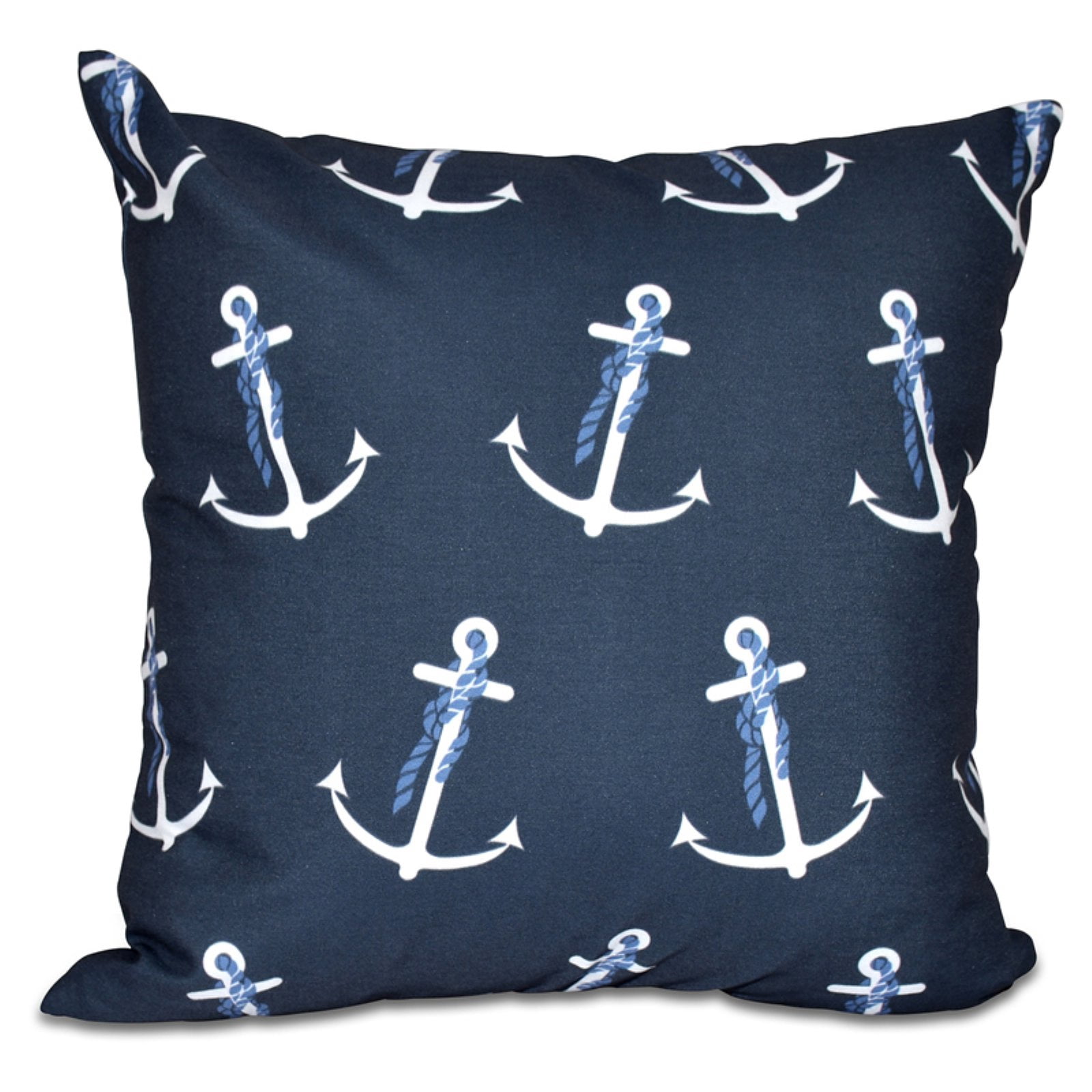 Simply Daisy 16" x 16" Anchor Whimsy Geometric Print Pillow, Green