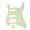 Mint Green, variant on LOOKSEVEN 11-Hole HSS Strat Pickguard with Screws for Modern Player 3-Screw Humbucker Guitar-Mint Green