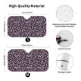 thumbnail image 5 of Yiaed Flower Print Car Windshield Sunshade Front Auto Car Front Window Sun Shade Foldable Sun Visor Shield Cover Auto Accessories for Sedan SUV Truck-Small, 5 of 5