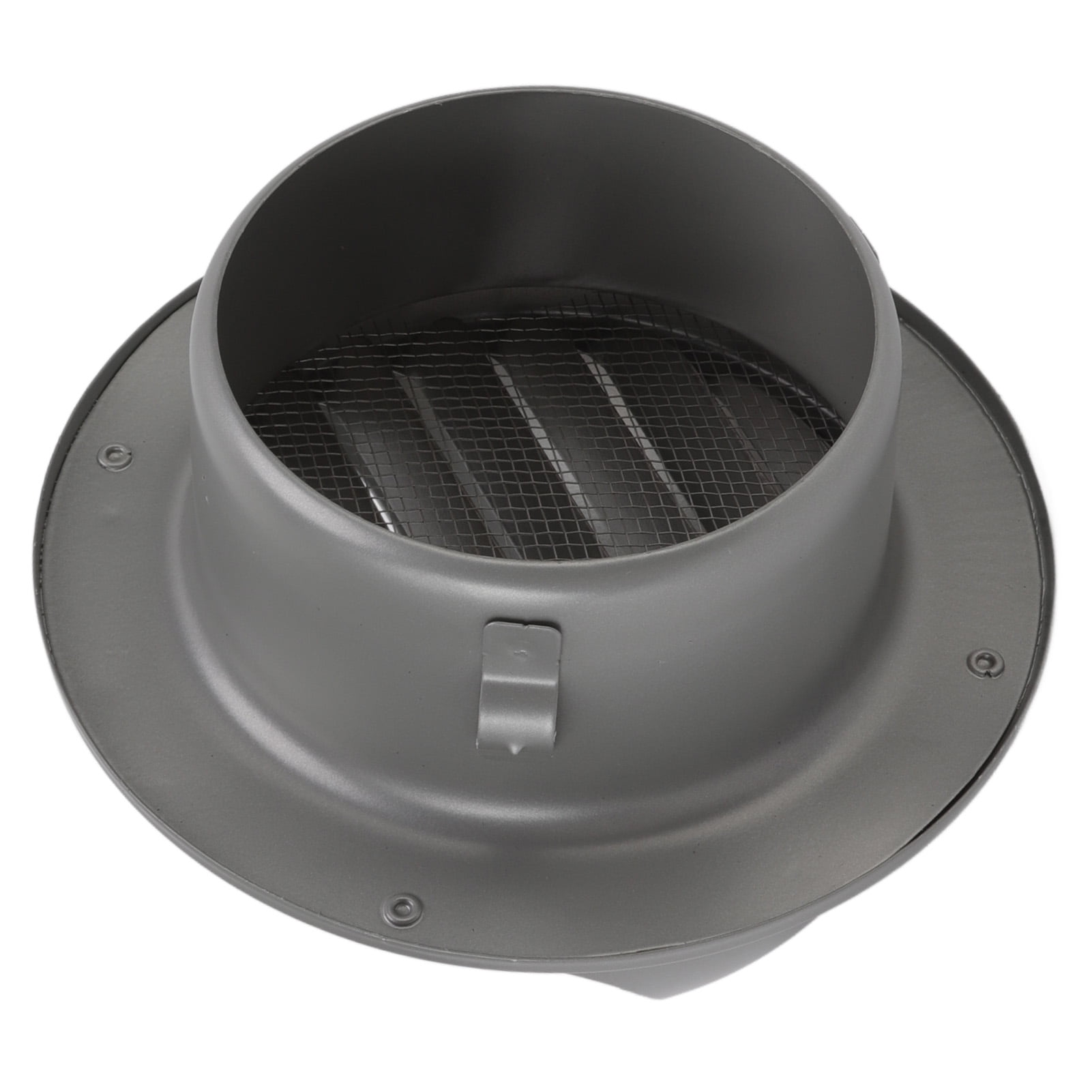Riousery Stainless Steel Round Air Vent Louvered Cover 5.9 inches / 15 cm Waterproof Windproof External Wall Vent Outlet for Home Ventilation System