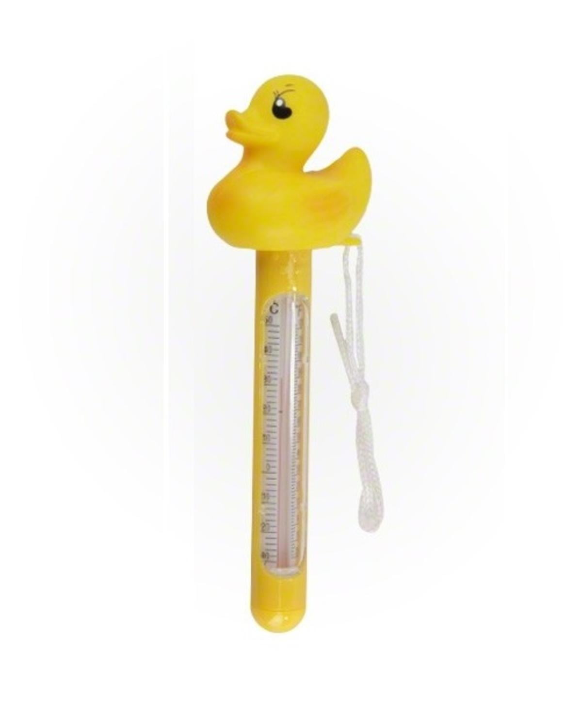 8.5" Yellow Duck Floating Swimming Pool Thermometer with Cord
