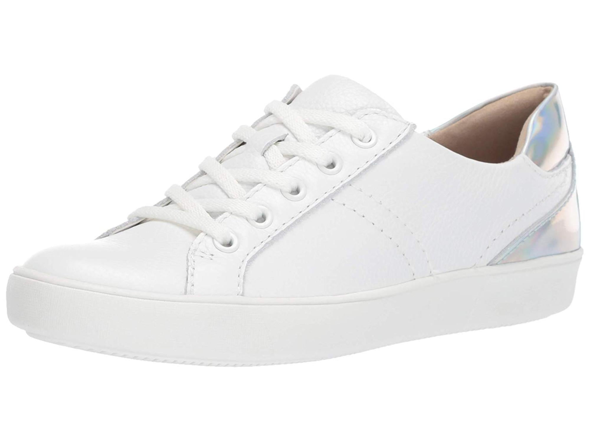 naturalizer white leather sneakers