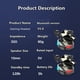 thumbnail image 3 of Methold Auriculares compatibles con Bluetooth Auriculares deportivos inalámbricos con micrófono Auriculares de audio de entrenamiento Cables de audio/vídeo, 3 of 6