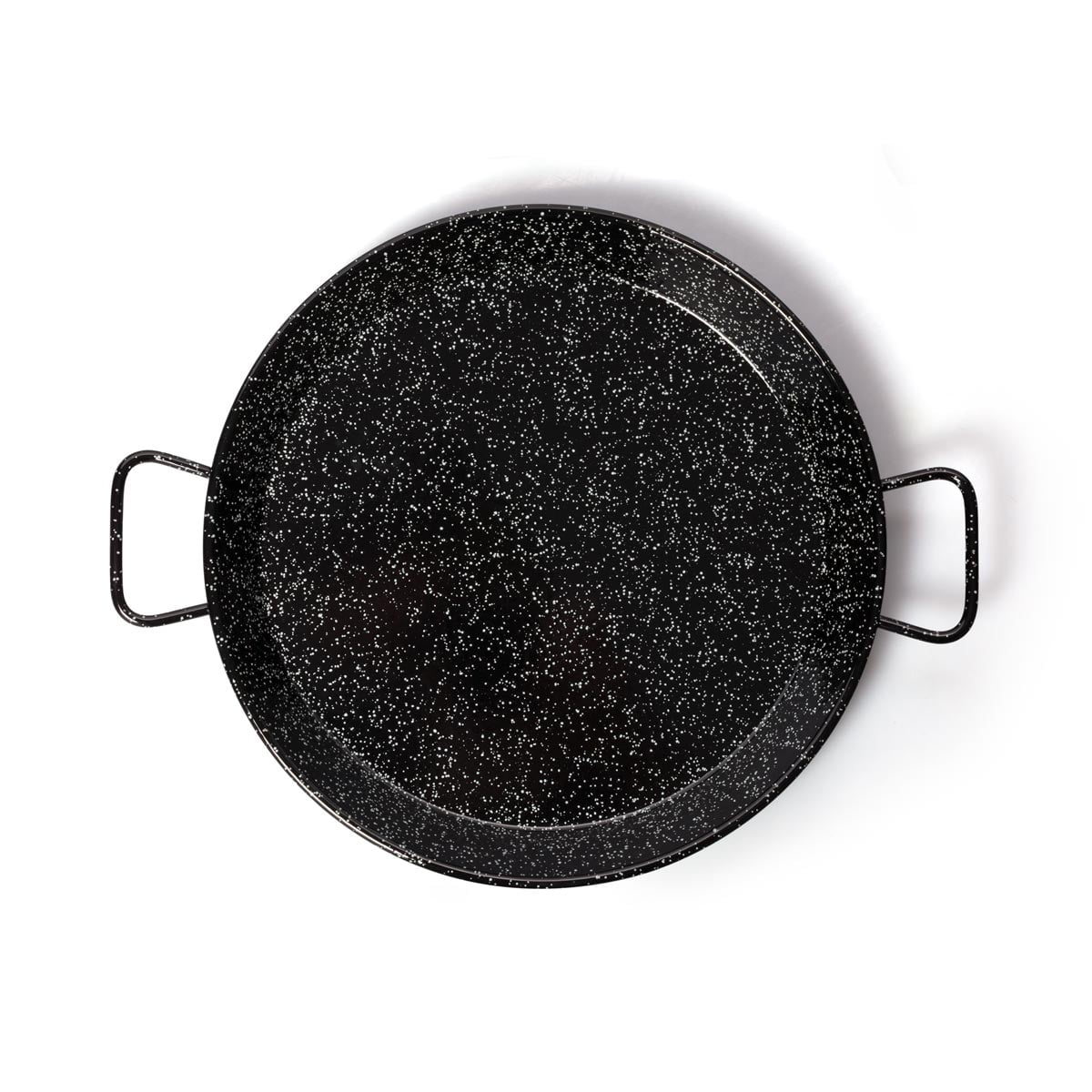 Matfer Bourgeat Black Carbon Steel Paella Pan, 14 1/8 — CulinaryCookware
