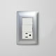 thumbnail image 3 of KIT 2 PLACAS CON APAGADOR DOBLE 1 CONTACTO GRIS Sanelec 4528, 3 of 6