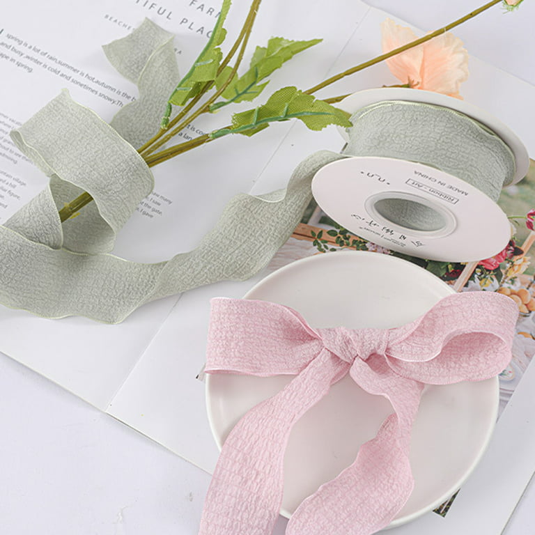 Set of 24 smooth gift wrapping ribbon 10mx7mm. - Clairefontaine