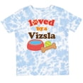 thumbnail image 3 of Inktastic Vizsla Loved by a (dog Breed) Boys or Girls Toddler T-Shirt, 3 of 5