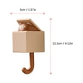 thumbnail image 2 of Harpily Pack Creative Squirrel Wall Hook Keychain Children'S Cute Coat Wall Hook Hanging Bathroom Towel Hook Wall Mounted Hat Key Hook Decorative Wall Small Key One Size Multi-Color, 2 of 2