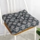 thumbnail image 1 of Xiao Hua Cojines bohemios suaves para silla de patio, para interior, oficina, hogar, cocina, cojín cuadrado para silla de comedor, azul marino, 45,7 x 45,7 x 10 cm, 1 of 5