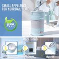 thumbnail image 2 of HYTRIC Travel Electric Kettle, 700ML Foldable Small Electric Kettle BPA-Free, Portable Kettle with Multifunctional Panel, Collapsible Hot Water Kettl, 2 of 7