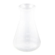 Lab Experiment Graduated Plastic Chemical Conical Flask Storage Bottle 250ml