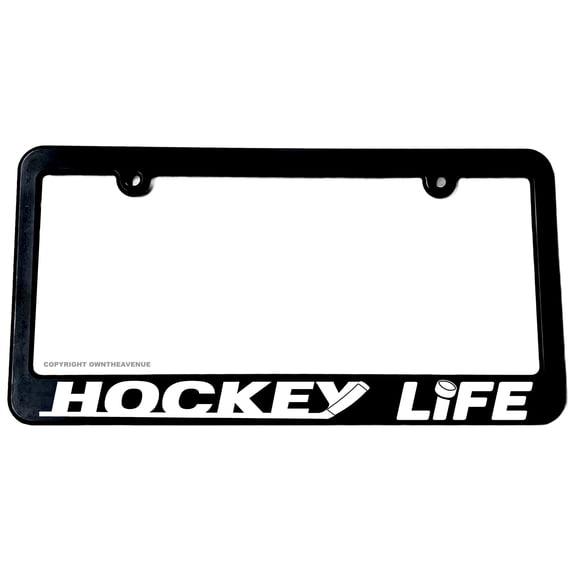 Hockey Life Car Truck SUV License Plate Frame