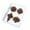Brown, variant on 4 pcs Christmas Tree Balls Xmas Decoration Ornaments Christmas Ball Ornaments (Bronze)