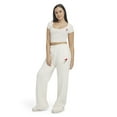 thumbnail image 3 of Mills by Millie Bobby Brown Women's Embroidery Ribbed Short Sleeve Crop T-Shirt, Sizes XXS-XXL, 3 of 9