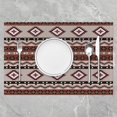thumbnail image 2 of Boho Exotic Placemats Set of 4 12"x18" Western Placemats for Dining Table Indoor Outdoor Kitchen Ethnic Tribe Arrow Aztec Table Mats Placemat Southwestern Aztec Decor Table Place Mats, 2 of 4