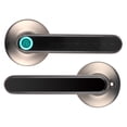 thumbnail image 2 of Cerradura de puerta con huella dactilar, cerradura de manija con contraseña inteligente para TUYA Smart APP Home Hotel OfficeBlack, 2 of 9