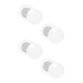 thumbnail image 1 of Almencla 4 Paires Pinces Magnétiques pour Bavoirs de Course Porte-Numéro de Course pour Sports de Terrain Blanc, 1 of 8