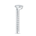 thumbnail image 3 of Rosec Jewels Pear Lab Grown Diamond Designer Teardrop Engagement Ring, 0.6 Ct, EF-VS Grade, 925 Sterling Silver, US 4.00, 3 of 8