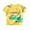 Yellow, variant on Mgmyaa Unisex Kids Summer Short Sleeve Crew Neck Crocodile Print T-Shirt Soft Cotton Casual Top for Ages 0-6