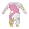 thumbnail image 5 of Kuromi And My Melody Baby Footless Rompers, Long Sleeve Baby Onesie Jumpsuit for Boys Girls, 5 of 8