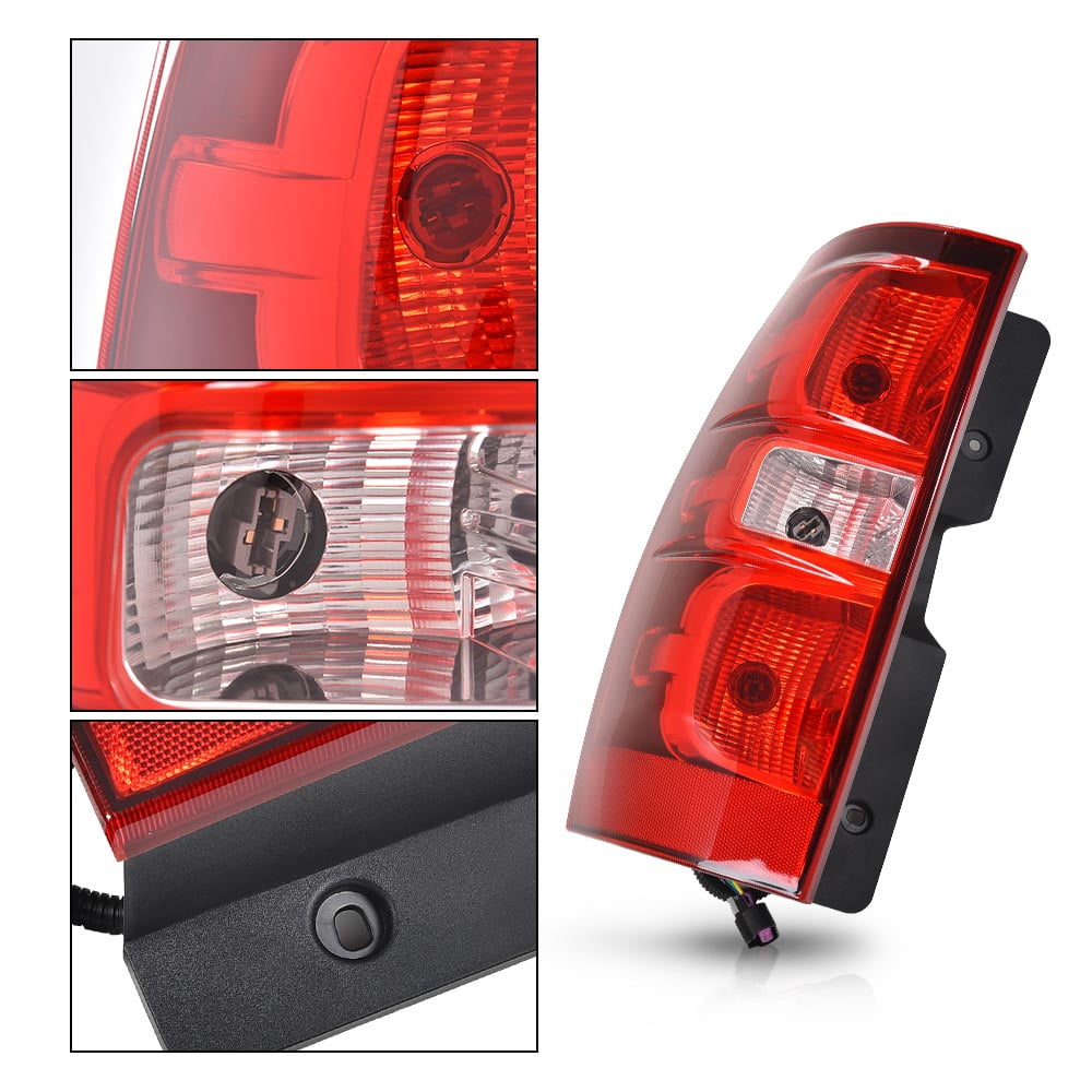 CROSSDESIGN Tail Light Fit for 2007-2014  Chevrolet Tahoe Suburban 1500 2500